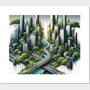 Architectural Nature Posters and Art